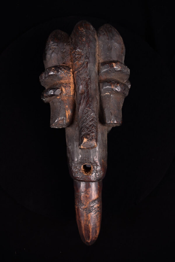 Reliquary Byeri Head - Wood- Fang - Gabon