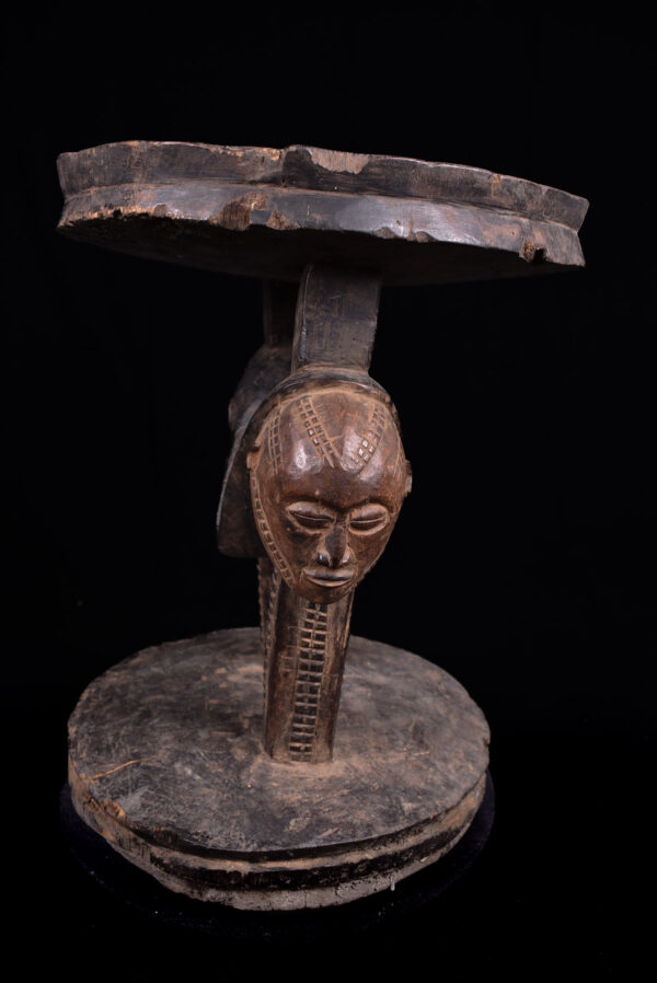 Stool - Wood - Tabwa - DR Congo