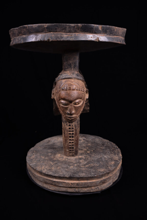 Stool - Wood - Tabwa - DR Congo