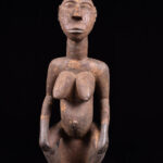 Maternity figure - Wood - Yoruba - Nigeria