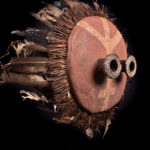 Minganji Mask - Plant Fibre, Feathers - Pende - Congo DRC