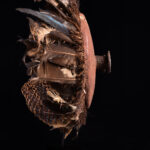 Minganji Mask - Plant Fibre, Feathers - Pende - Congo DRC