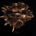 Minganji Mask - Plant Fibre, Feathers - Pende - Congo DRC