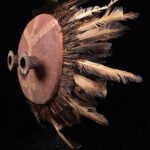 Minganji Mask - Plant Fibre, Feathers - Pende - Congo DRC