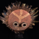 Minganji Mask - Plant Fibre, Feathers - Pende - Congo DRC