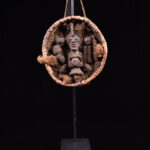 Divination Basket - Wood, Horn, Rattan - Songye - Congo