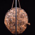 Divination Basket - Wood, Horn, Rattan - Songye - Congo