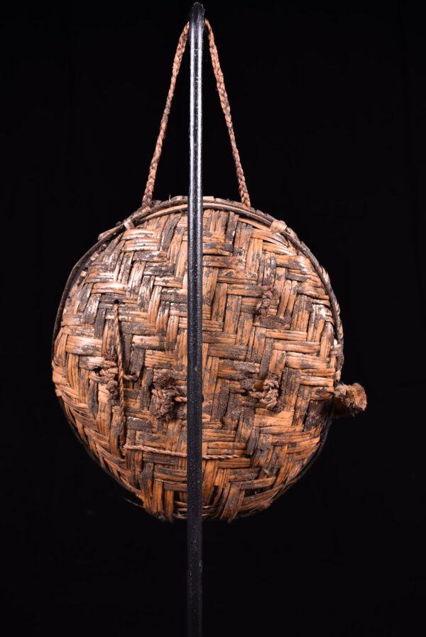 Divination Basket - Wood, Horn, Rattan - Songye - Congo