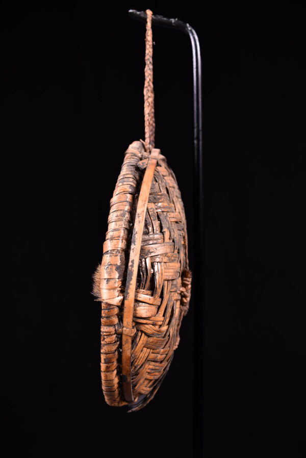 Divination Basket - Wood, Horn, Rattan - Songye - Congo