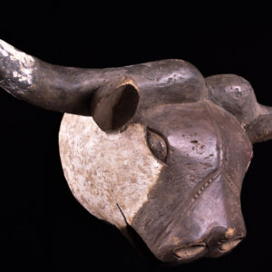 Bull Mask - Wood - Tabwa - Congo