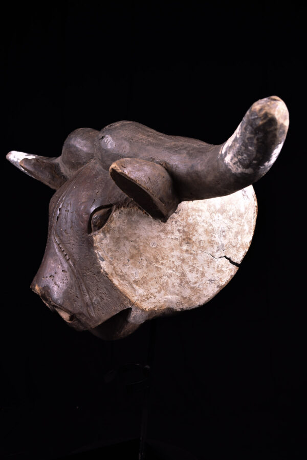 Bull Mask - Wood - Tabwa - Congo