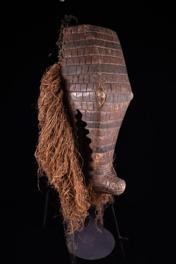 Crocodile Mask - Wood - Bobo - Burkina Faso
