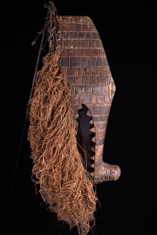Crocodile Mask - Wood - Bobo - Burkina Faso