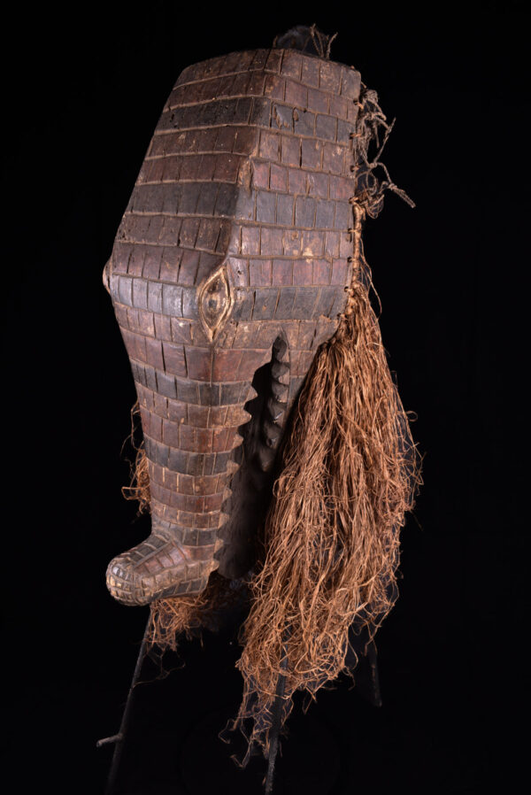 Crocodile Mask - Wood - Bobo - Burkina Faso