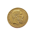 Belgium 20 Francs 1878 Leopold II