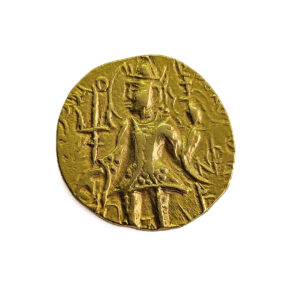 India, Kushan Empire AV Dinara 247-267 Vasishka