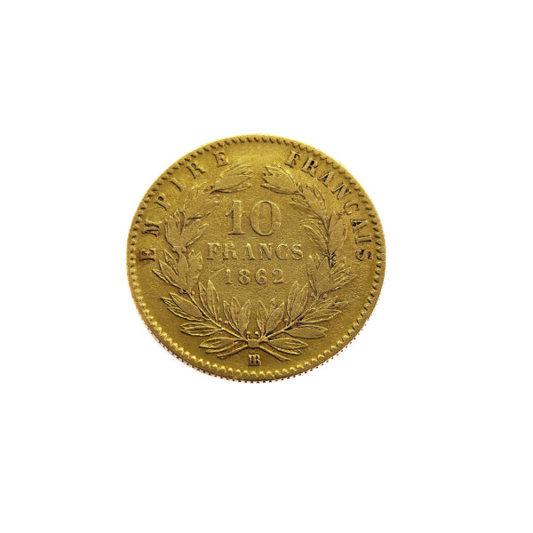 France 10 Francs 1862-BB Napoleon III