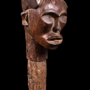 Reliquary Byeri Head - Wood- Fang - Gabon